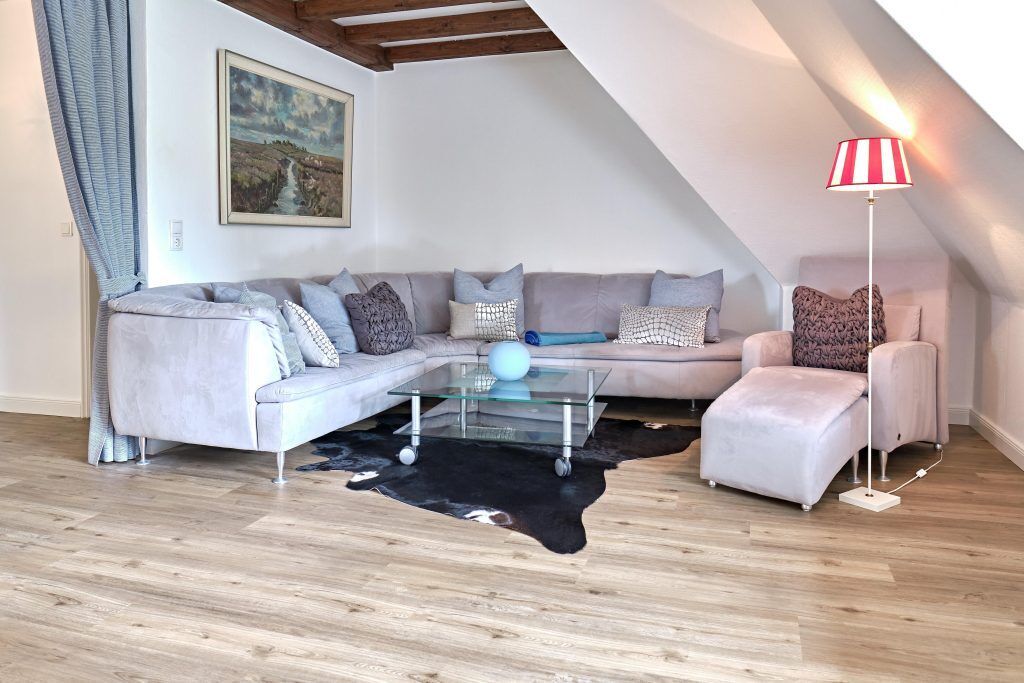 Wohnzimmer in Ferienwohnung Keitum