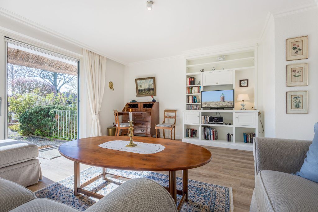Wohnzimmer in Ferienwohnung Keitum